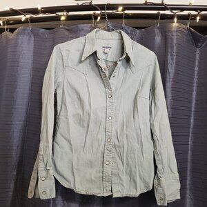 GAP Vintage Denim Button-Up Shirt- Small